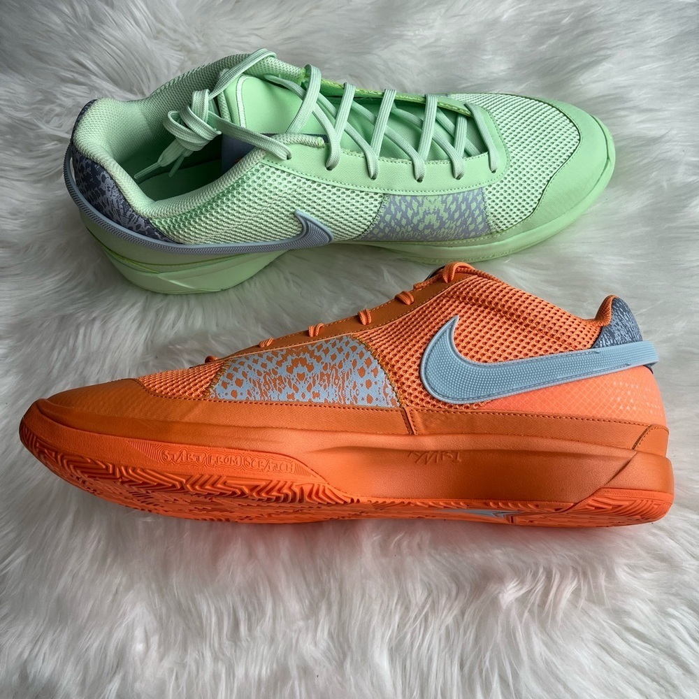 🆕 Nike Ja 1 Mismatched Men's Basketball Shoes Multicolor Size 18 Low Top